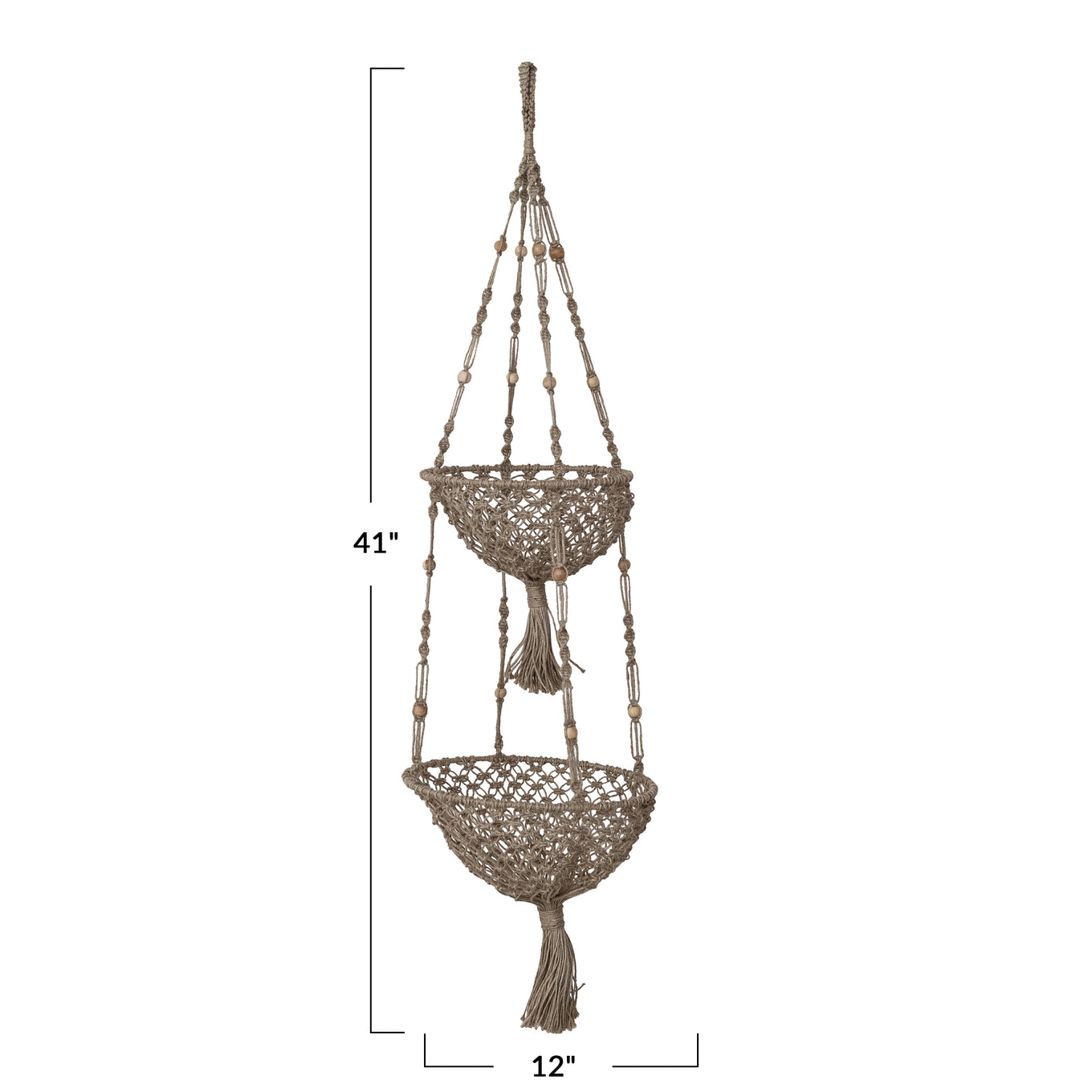 easy jute plant hanger Hand-Woven Jute Macrame Plant Hanger – Ferry-Morse
