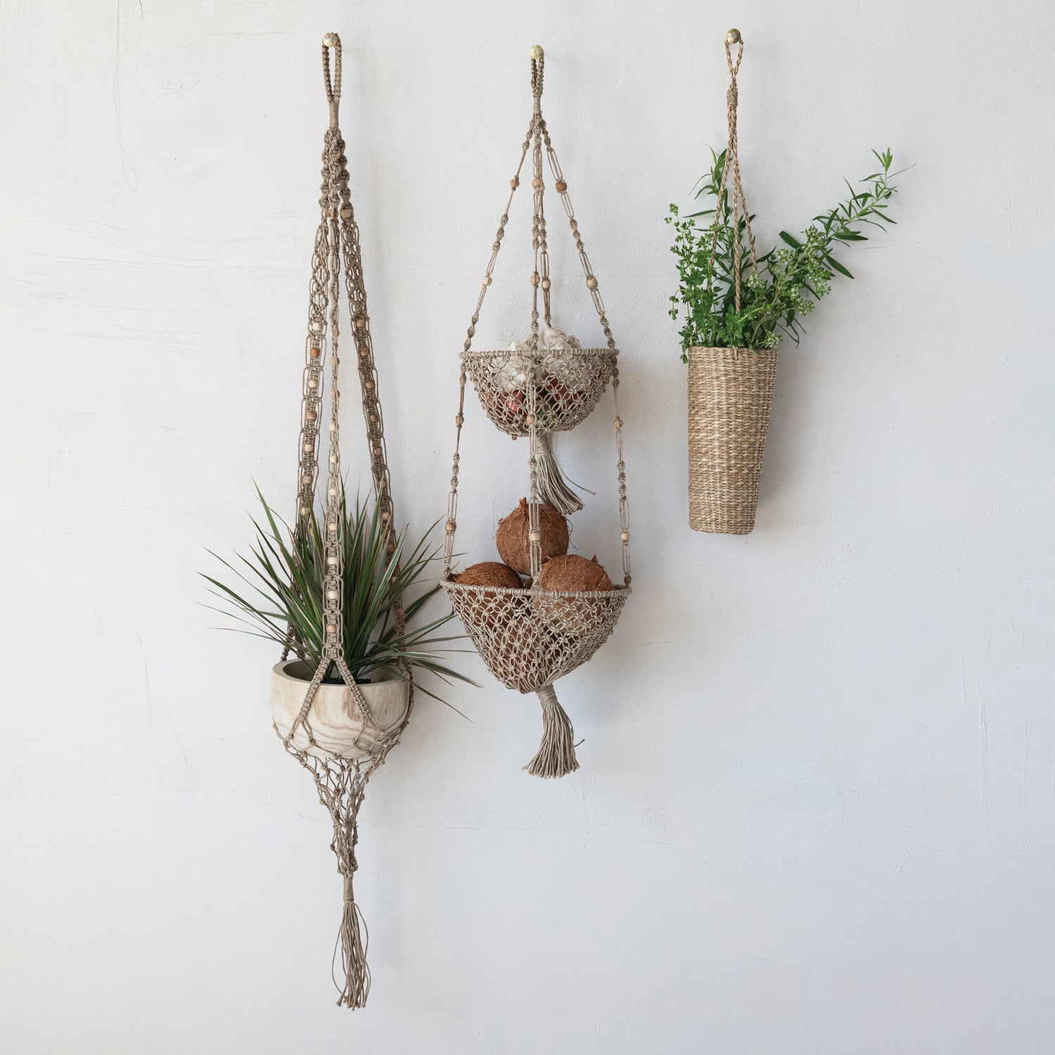 Hand-Woven Seagrass Hanging Basket – Ferry-Morse