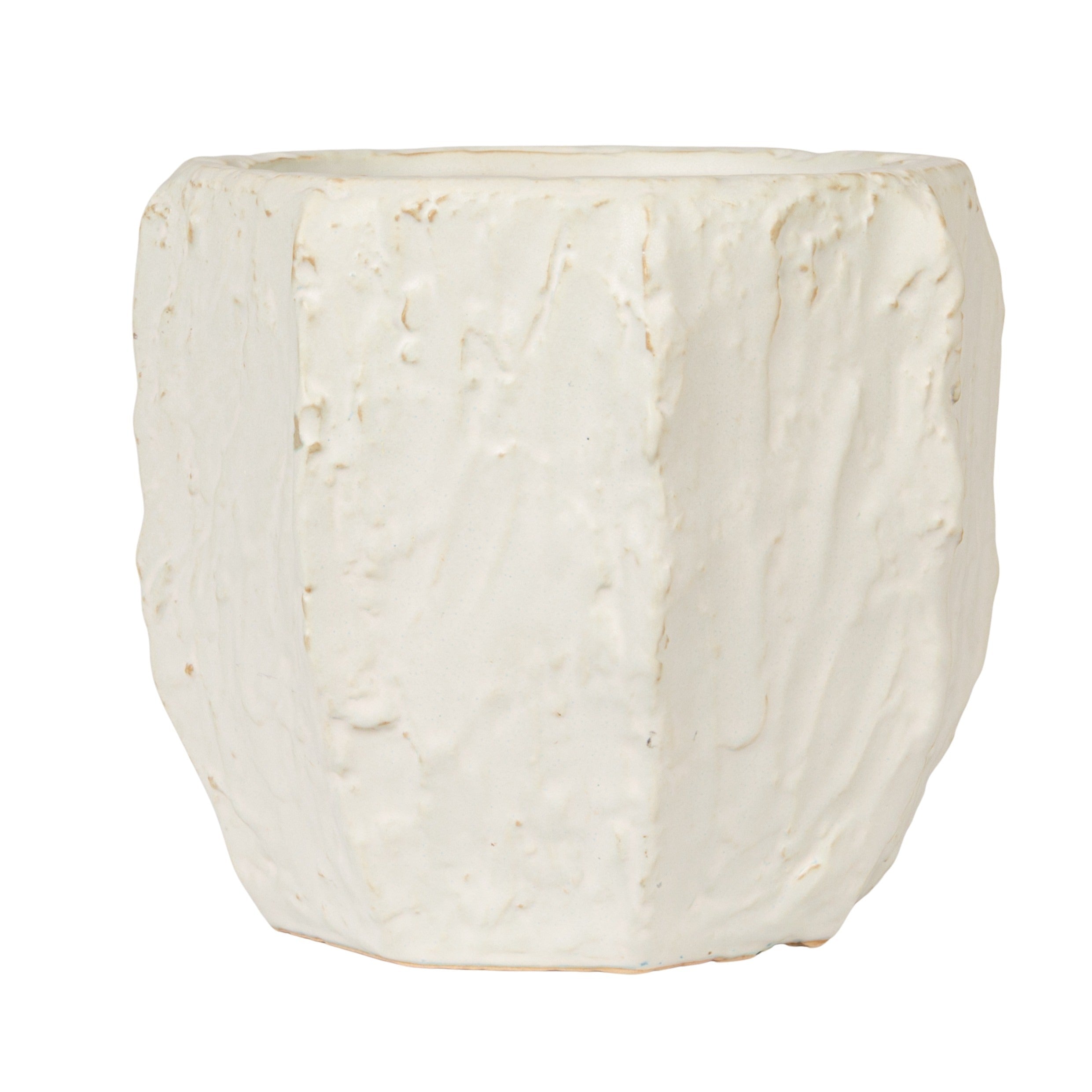 Stoneware Organic Planter Matte Blue | Ferry-Morse Décor