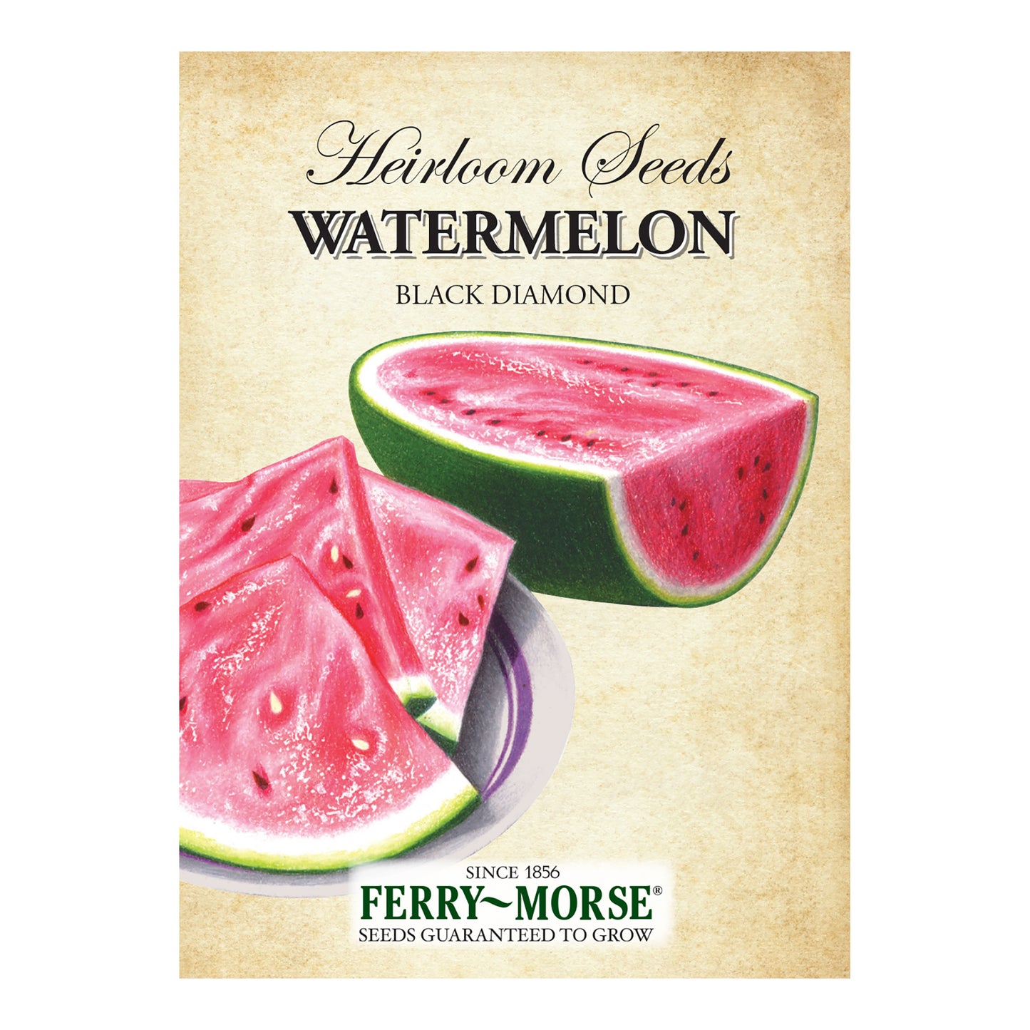Watermelon, Black Diamond Heirloom Seeds