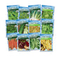 Collection of Ferry-Morse seed packets with various vegetables on a white background