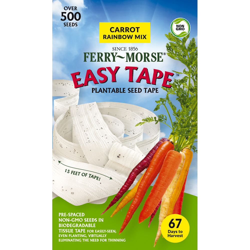 Carrot Rainbow Mix Annual Vegetable Seed Tape Ferry Morse