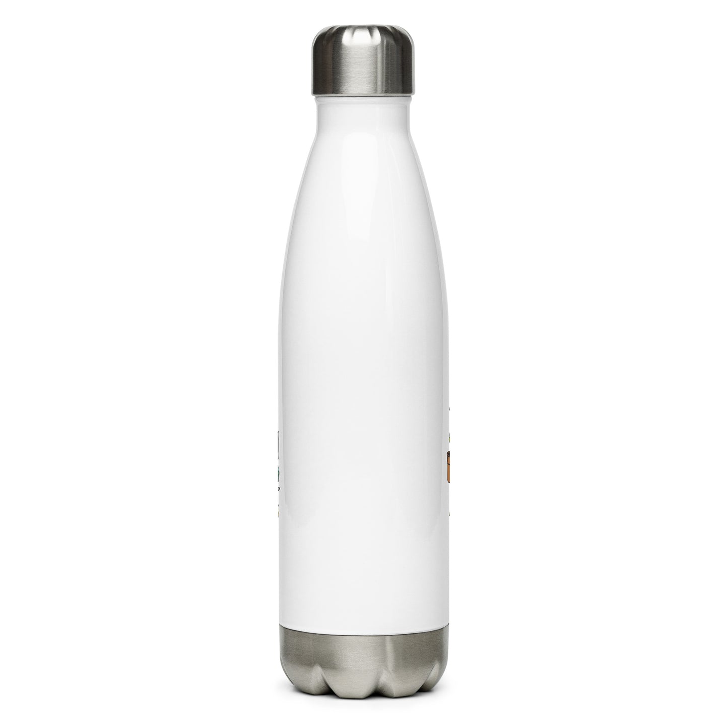 Ferry-Morse Stainless Steel Water Bottle with Colorful Logo, 17 oz.