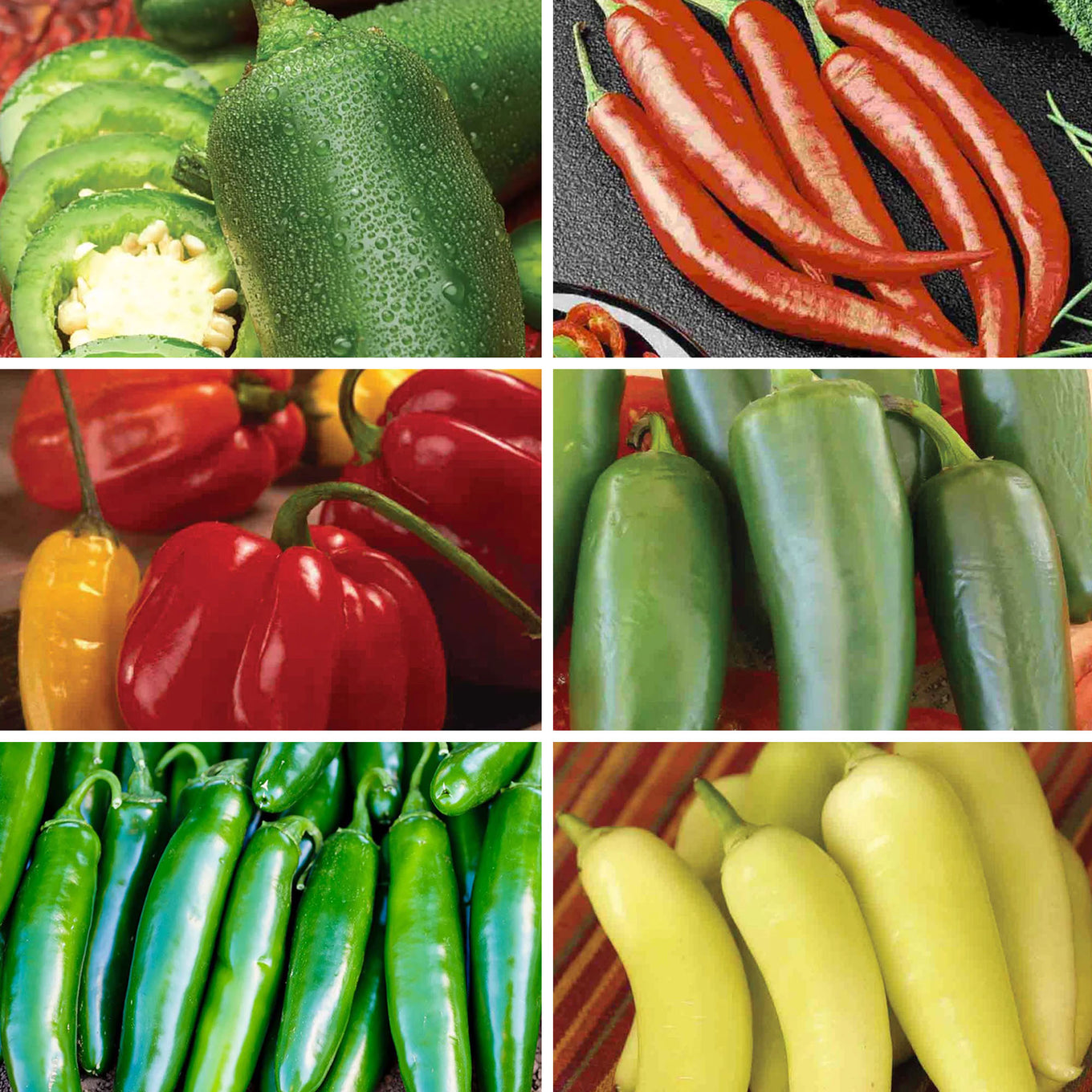 A collection of peppers