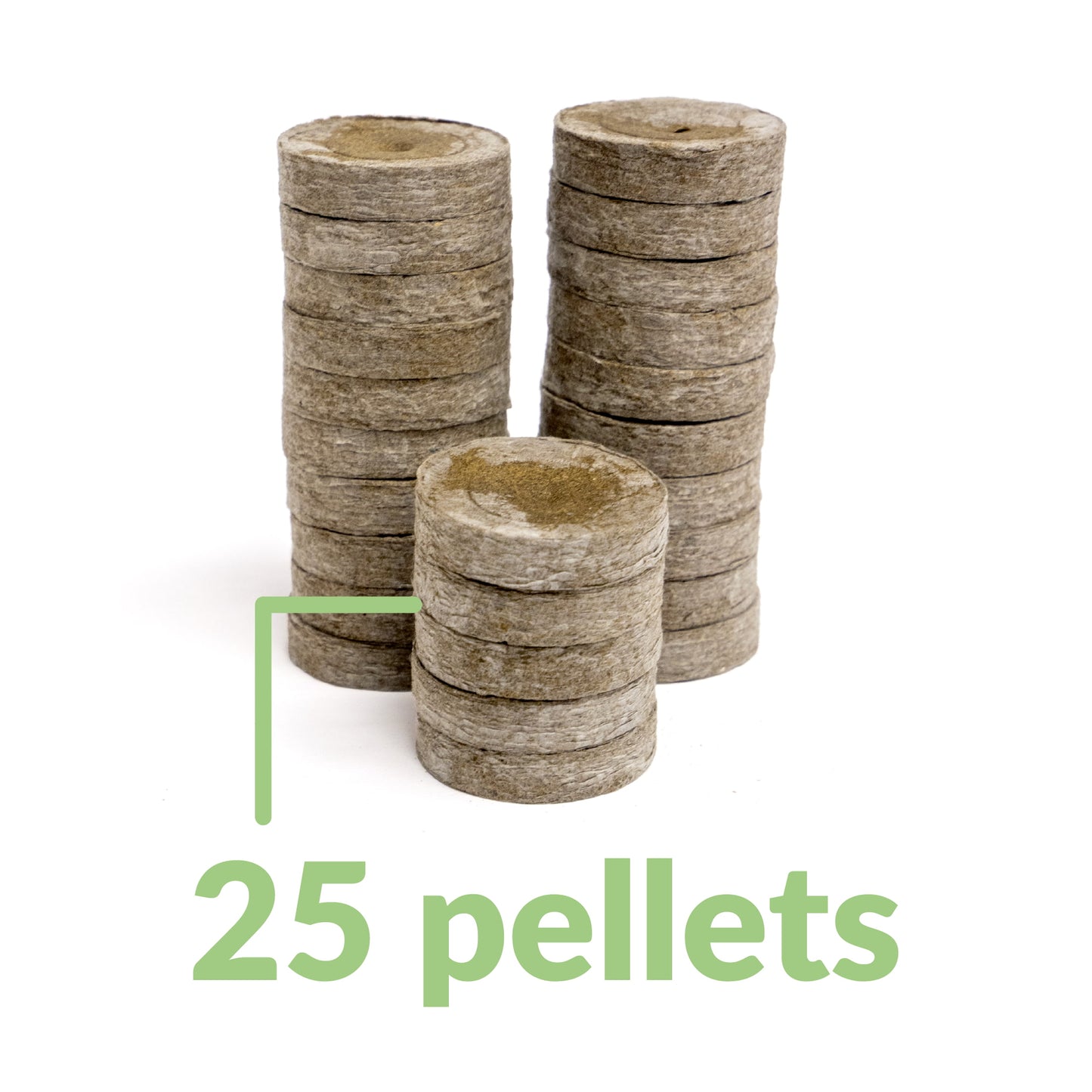 Jiffy Seed Starting 42mm Peat Pellets Refills (25 Pack)