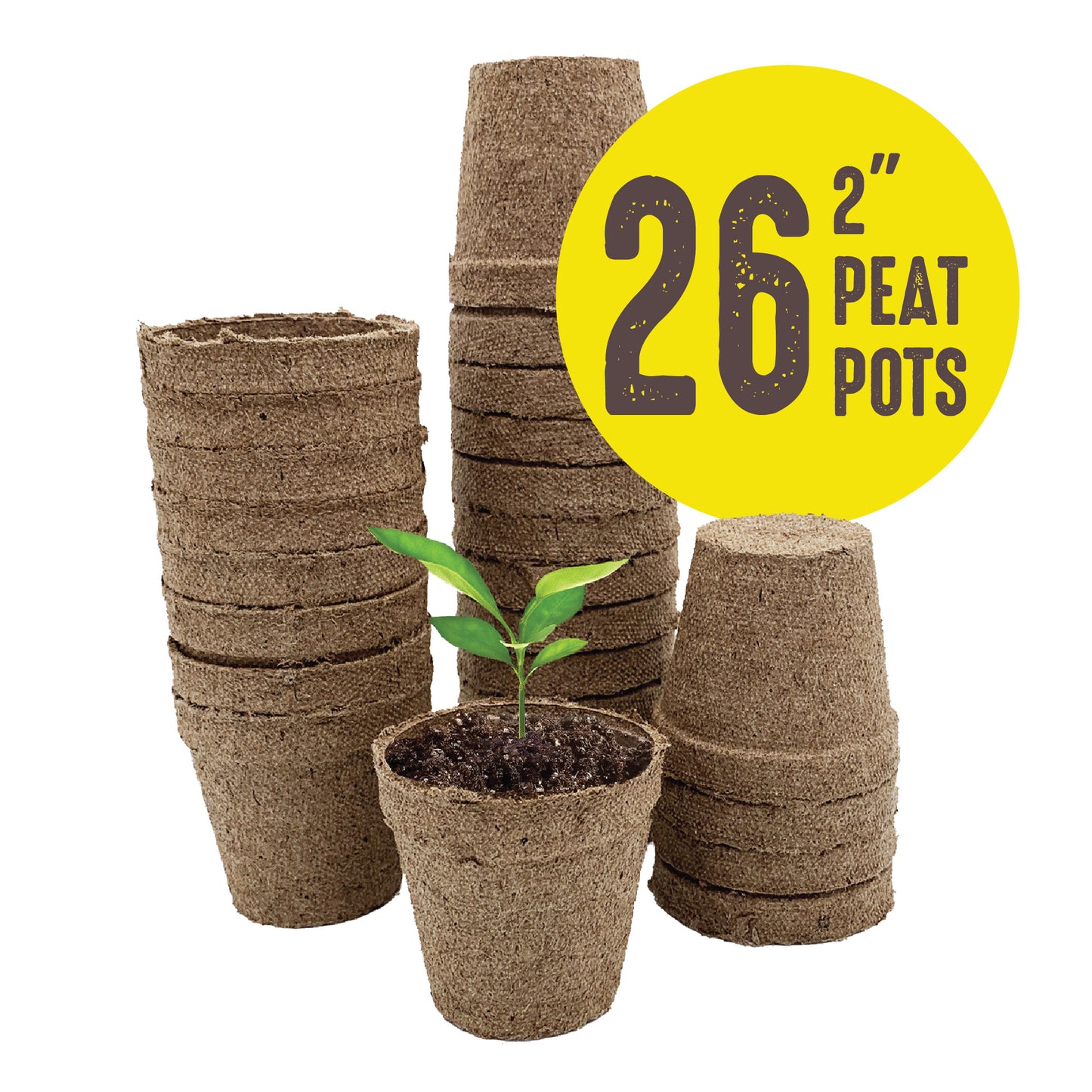 Jiffy-Pots, 2 inch Peat Pots