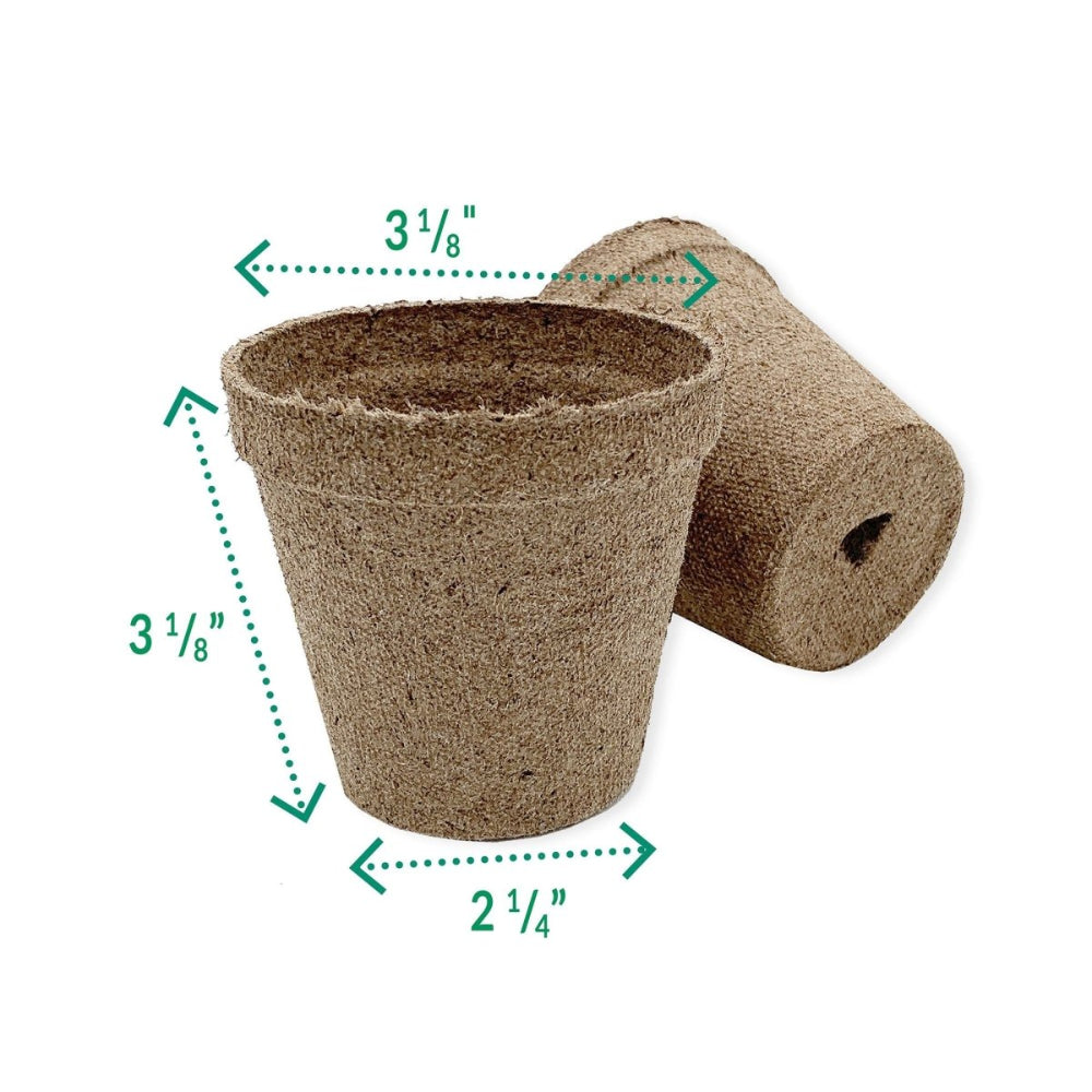 jiffy biodegradable plant pots Jiffy-Pots, 3 inch Biodegradable Peat Pots – Ferry-Morse
