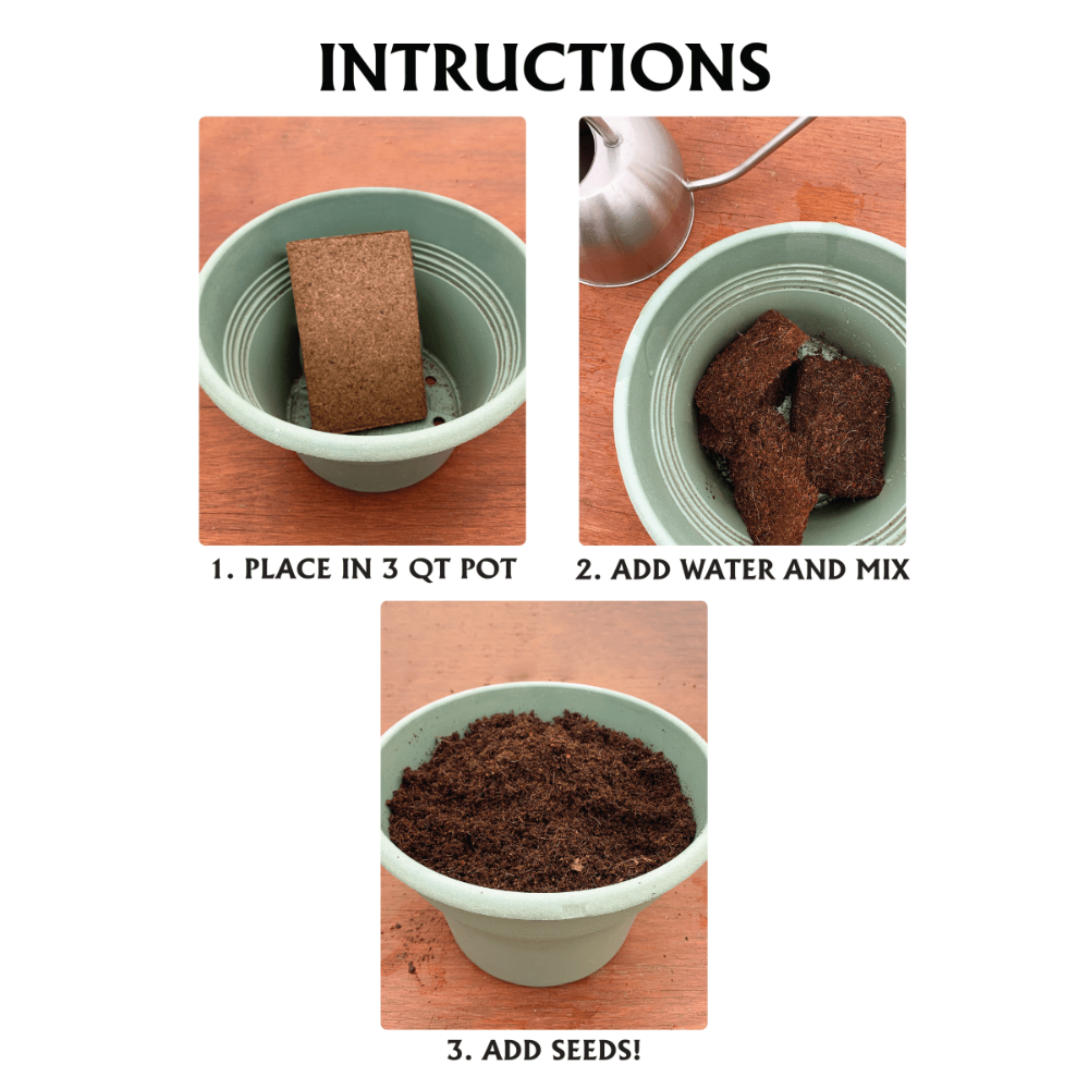 Ferry-Morse Organic Seed Starter Mix Compressed Coco Coir Soil Ferry-Morse Organic Seed Starter Mix Compressed Coco Coir Soil