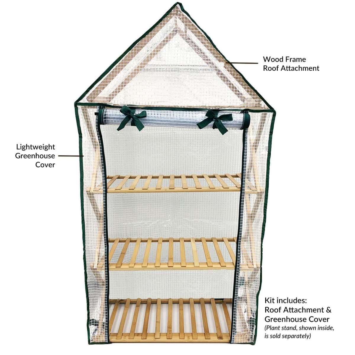ferry-morse pop-up multi-tier indoor plant stand Outdoor Greenhouse Cover & Roof Attachment For Plant Stand – Ferry-Morse