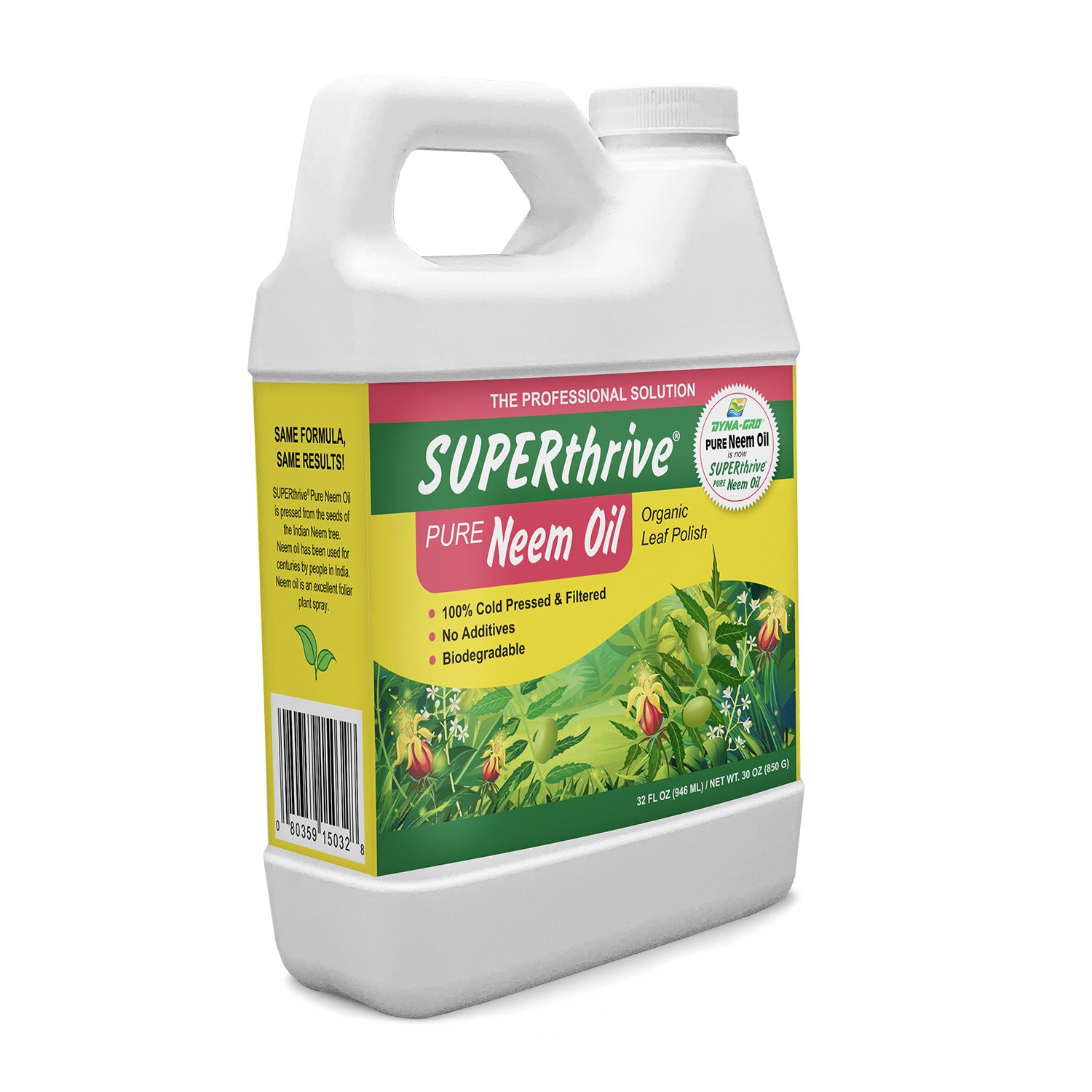 SUPERthrive Organic Neem Oil Leaf Polish, 32 oz - Ferry - Morse