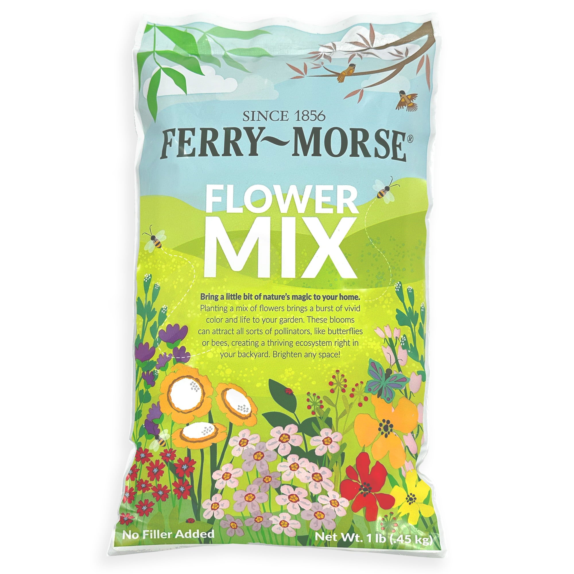 All Purpose Sun-Shade Mix Bulk Wildflower Seeds, 1lb