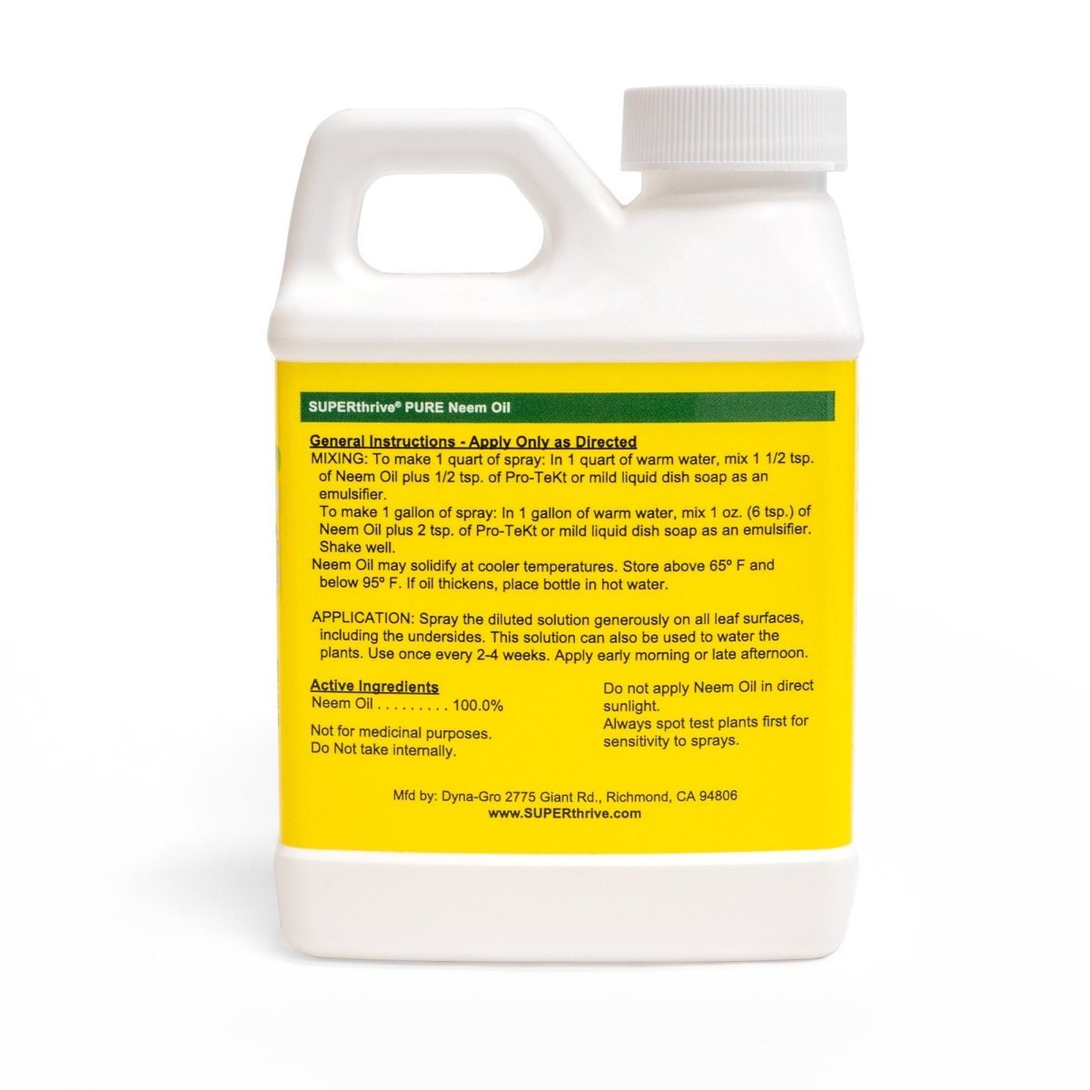 neem oil for pothos SUPERthrive Organic Neem Oil Leaf Polish, 8 oz
