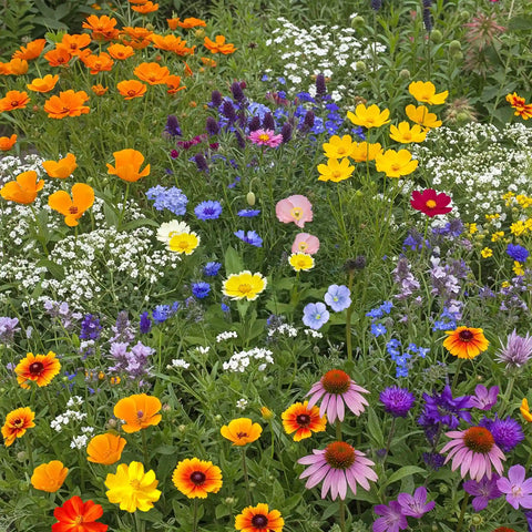 drought resistant wildflower seeds Ferry-Morse Dry Climate Mix Bulk Wildflower Seeds, 1lb