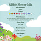Edible Flower Mix Bulk Flower Seeds, 1lb