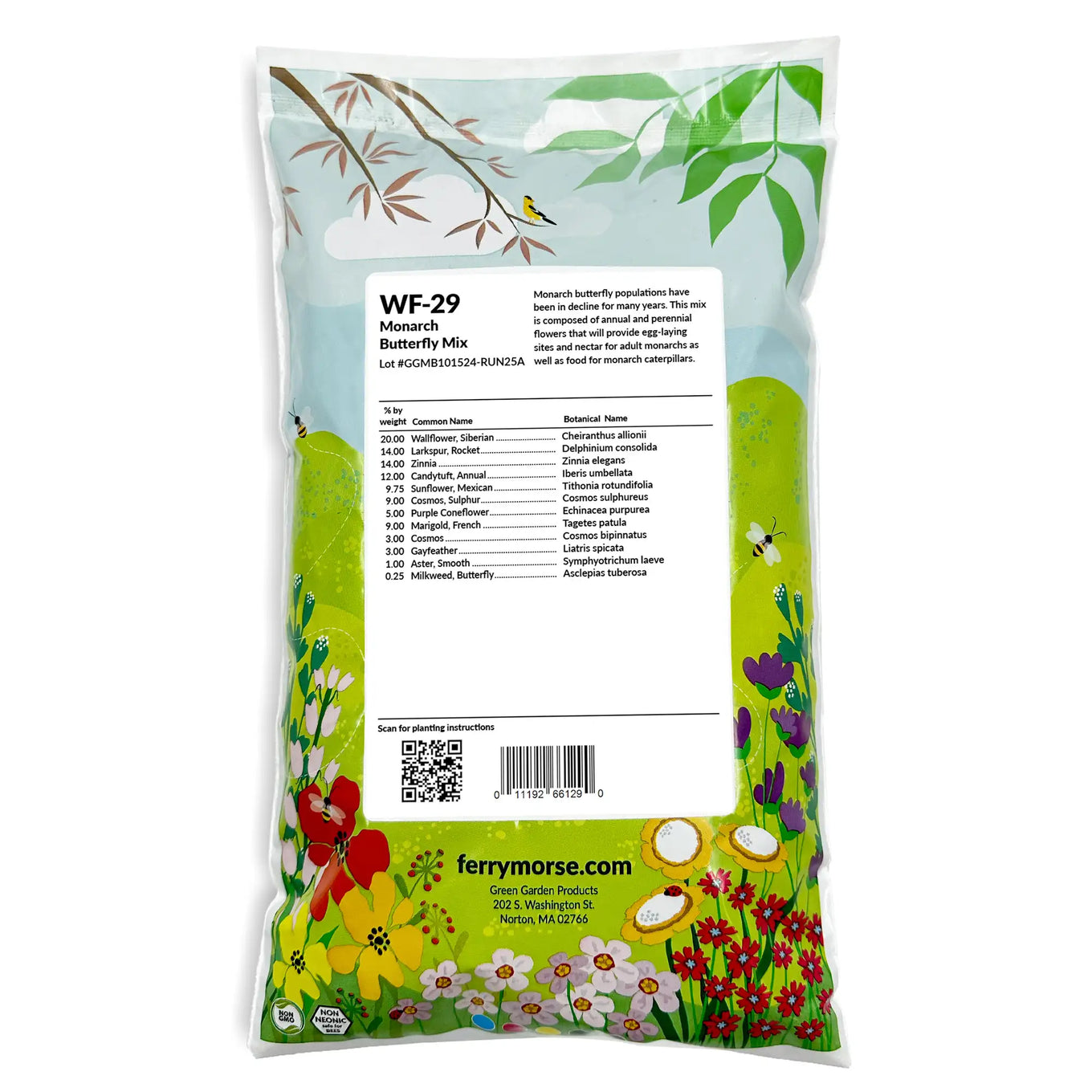monarch butterfly plant seeds Ferry-Morse Monarch Butterfly Mix Bulk Flower Seeds, 1lb