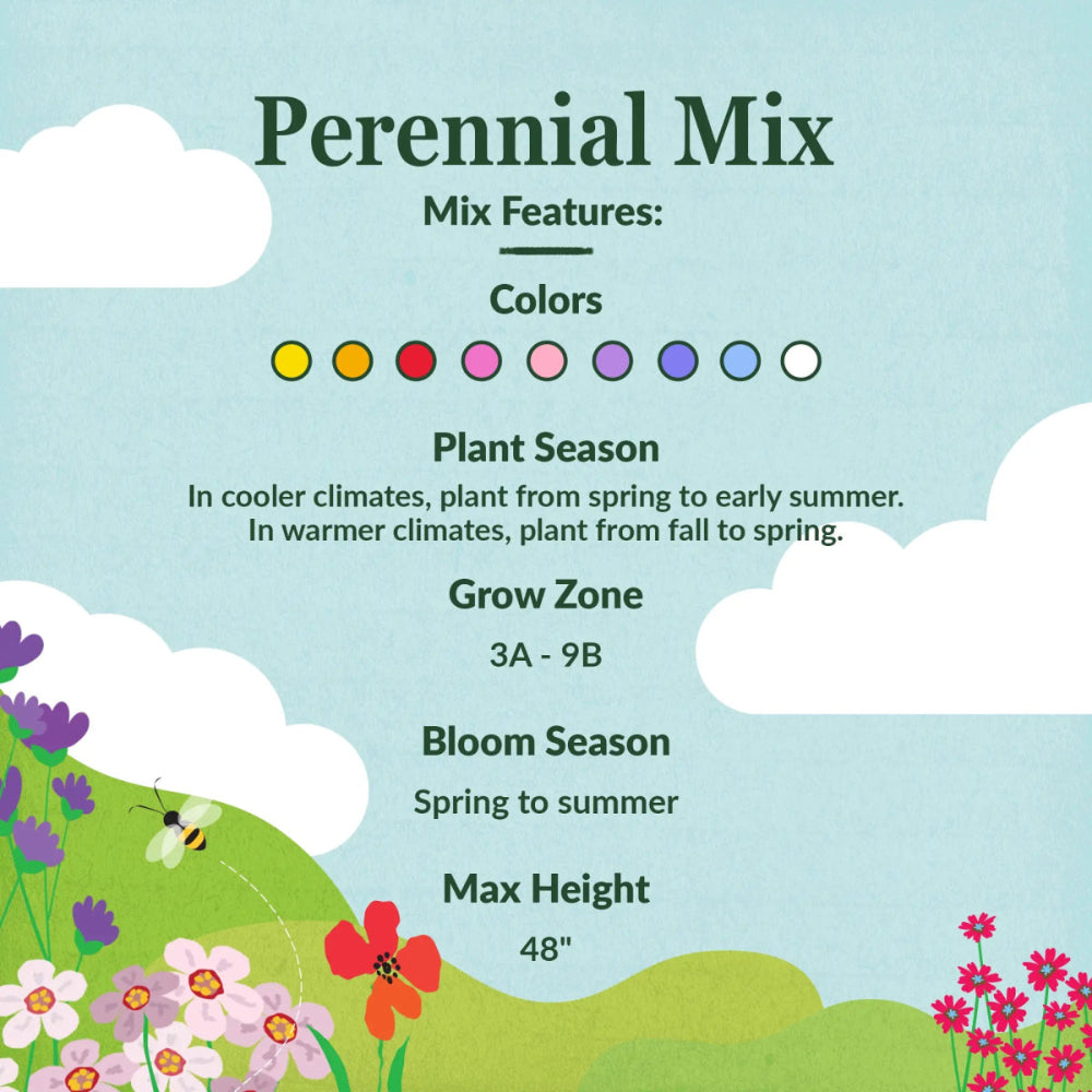 Perennial Mix Bulk Wildflower Seeds, 1lb - Ferry - Morse