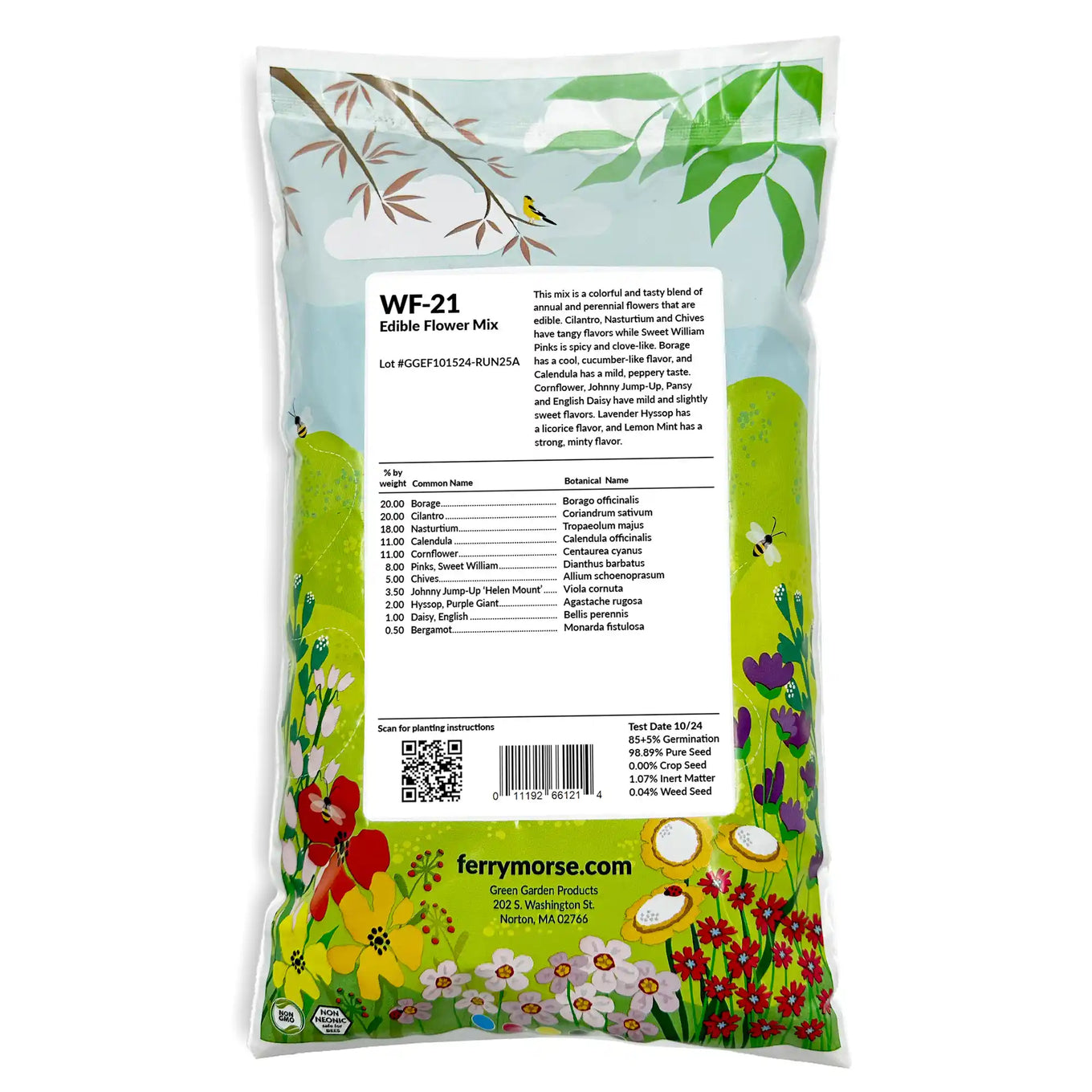 edible flower seeds amazon Ferry-Morse Edible Flower Mix Bulk Flower Seeds, 1lb
