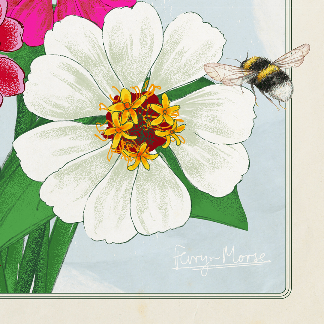 Zinnia Flowers Poster – Vibrant Floral Wall Art for Nature Lovers Zinnia Flowers Poster – Vibrant Floral Wall Art for Nature Lovers