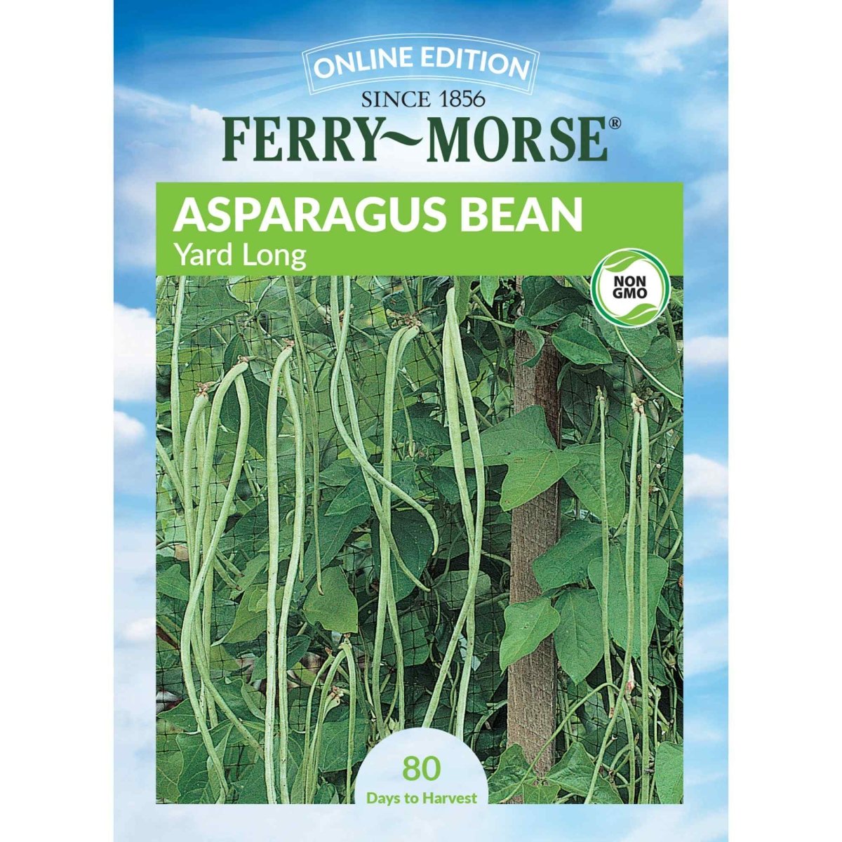 Asparagus, Beans Yard Long Seeds, 7.4g - Ferry - Morse