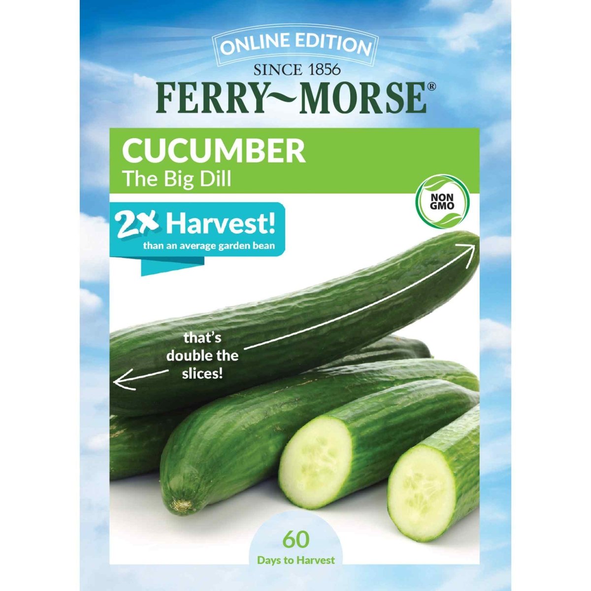Cucumber, The Big Dill Seeds, 980mg - Ferry - Morse