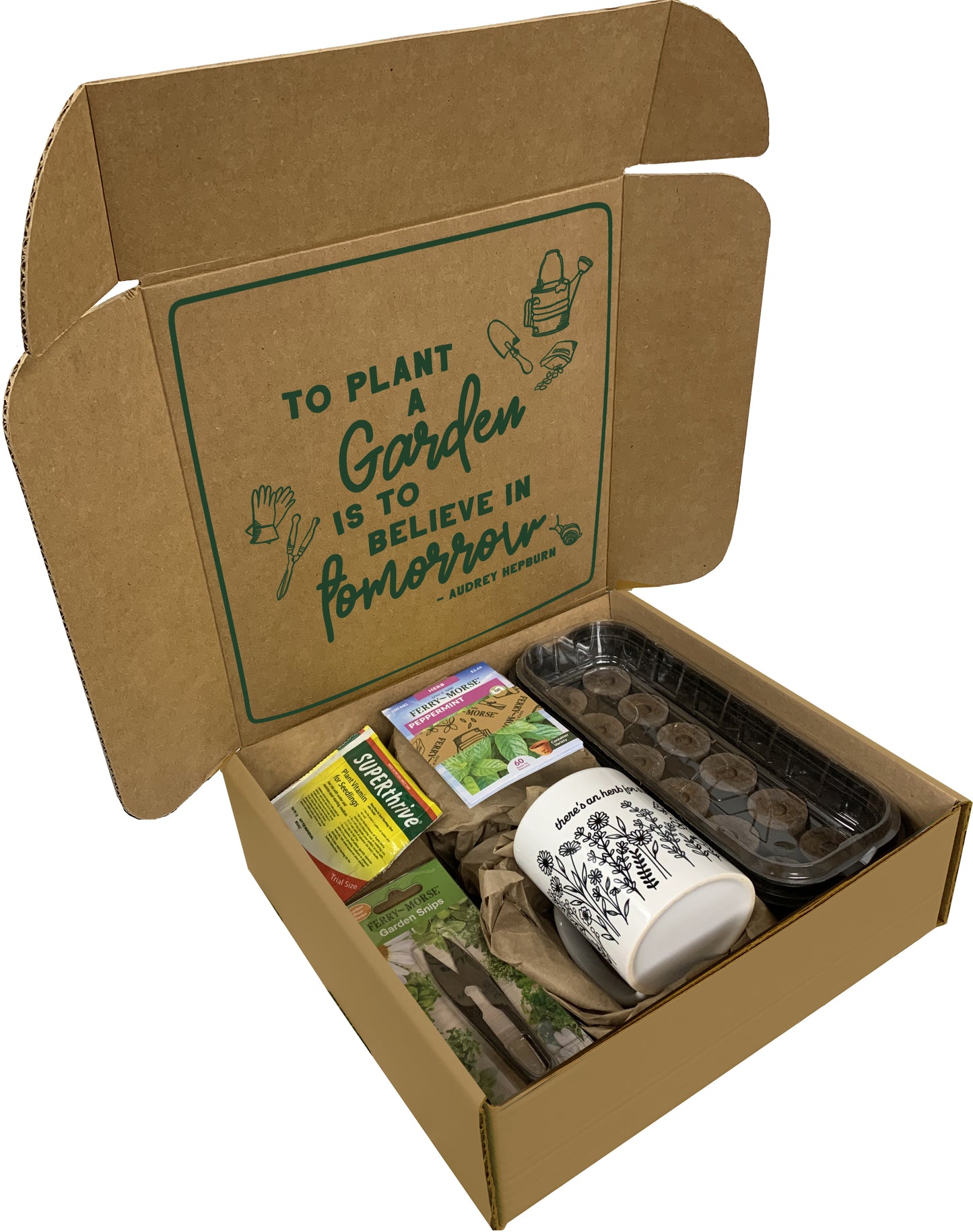 Grow Your Own Tea Herb Kit with Mug