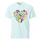 "Garden Heart" Unisex Garment-Dyed Heavyweight T-Shirt