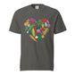 "Garden Heart" Unisex Garment-Dyed Heavyweight T-Shirt