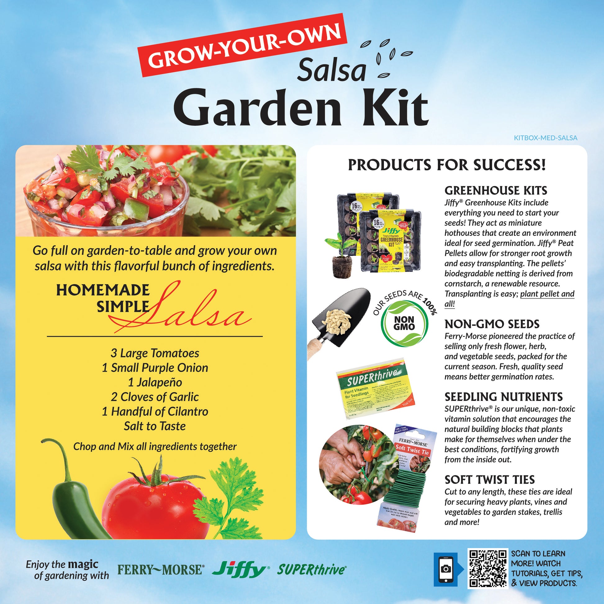 Grow-Your-Own Salsa Garden Kit from Ferry-Morse Seeds