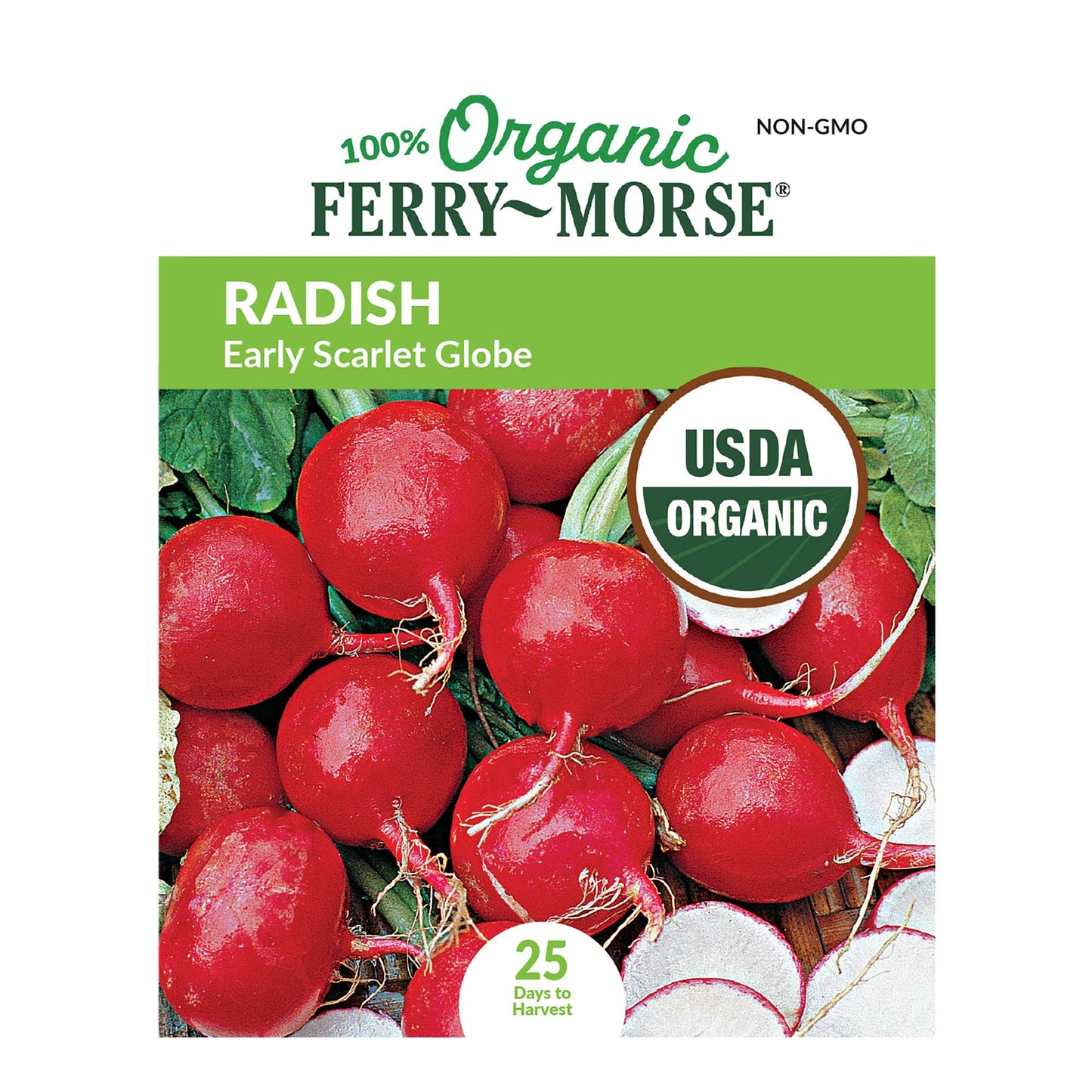Radish, Early Scarlet Globe Organic Seeds