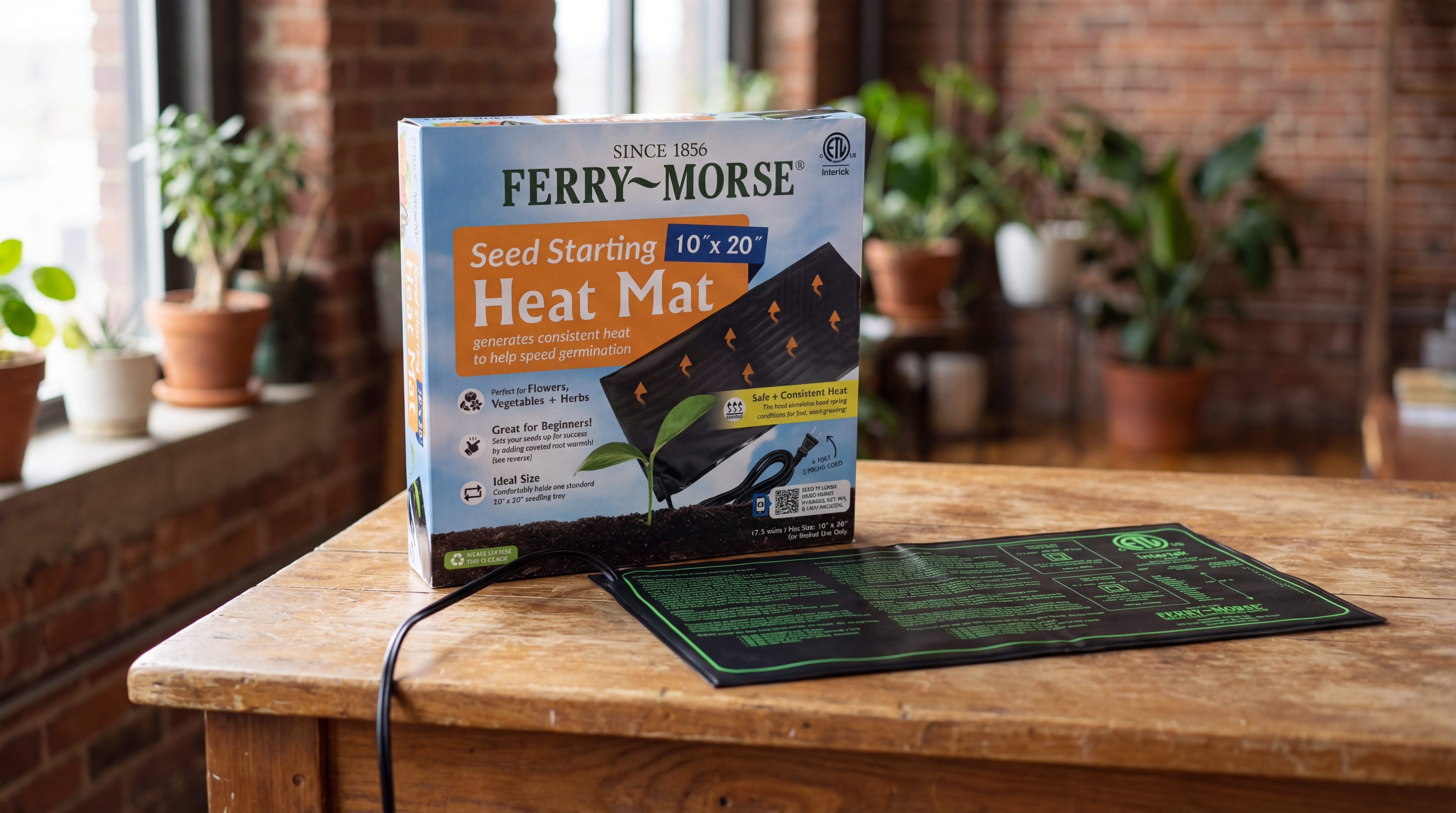 Video of the Ferry morse heat mat for seed starting
