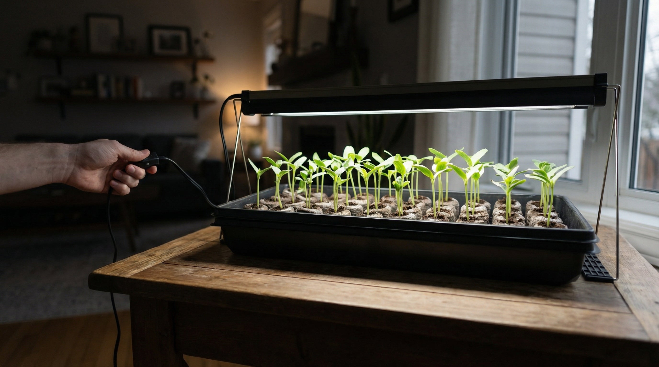 Video of the Ferry morse indoor grow light for seed starting