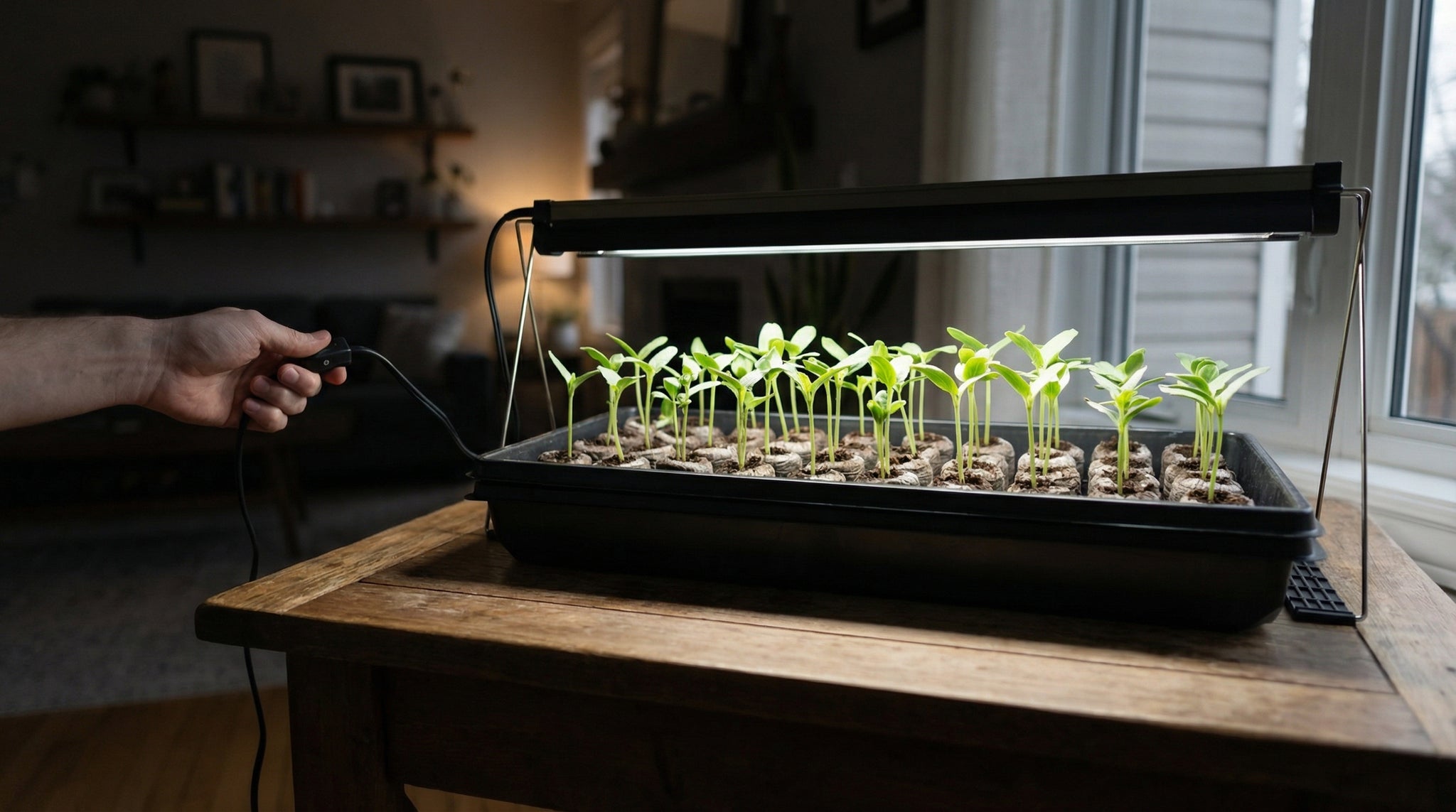 Video of the Ferry morse indoor grow light for seed starting
