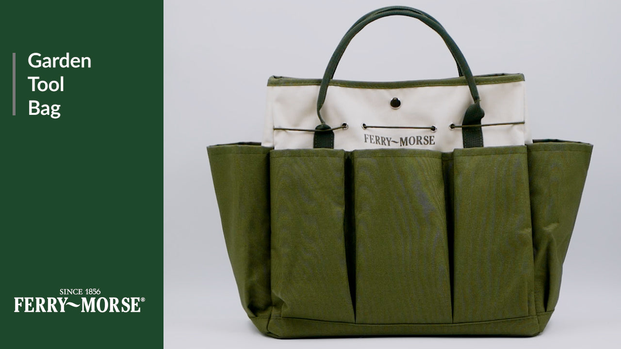 Ferry-Morse Garden Tool Bag | Gardening Tool Organizer | Tool Tote