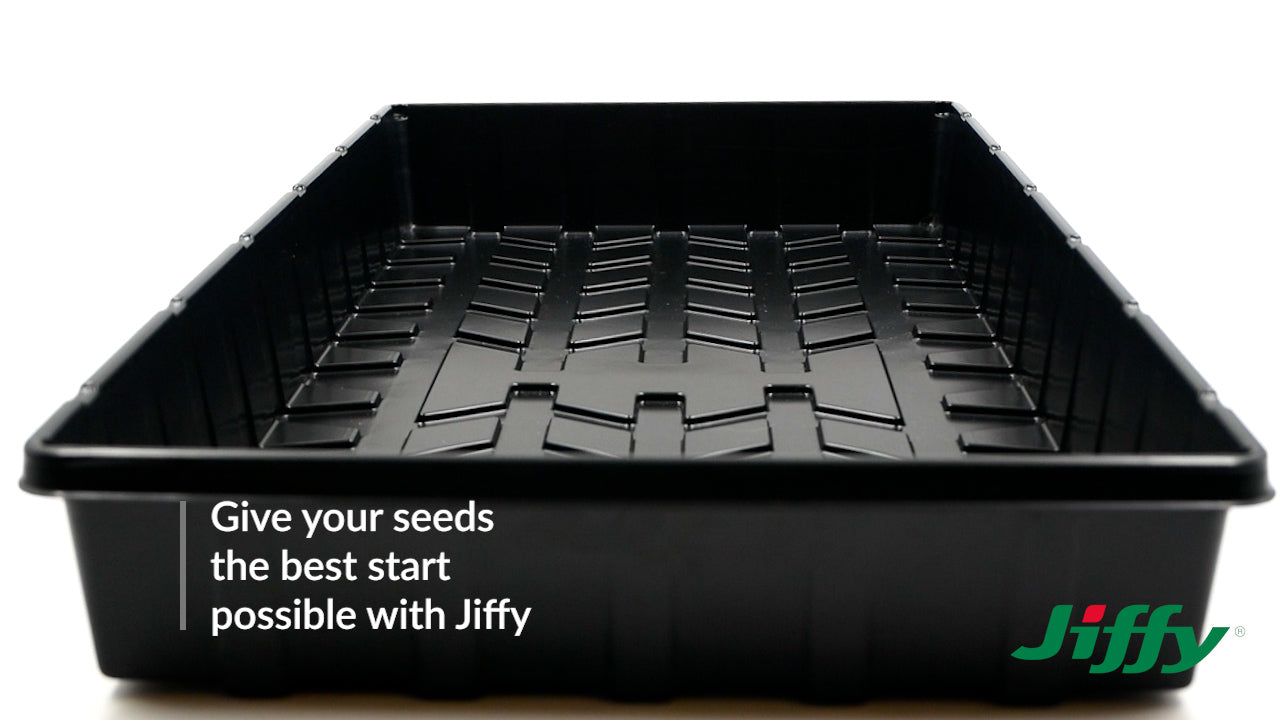 Jiffy Seed Starting Watertight Plastic Plant Tray, 10.75