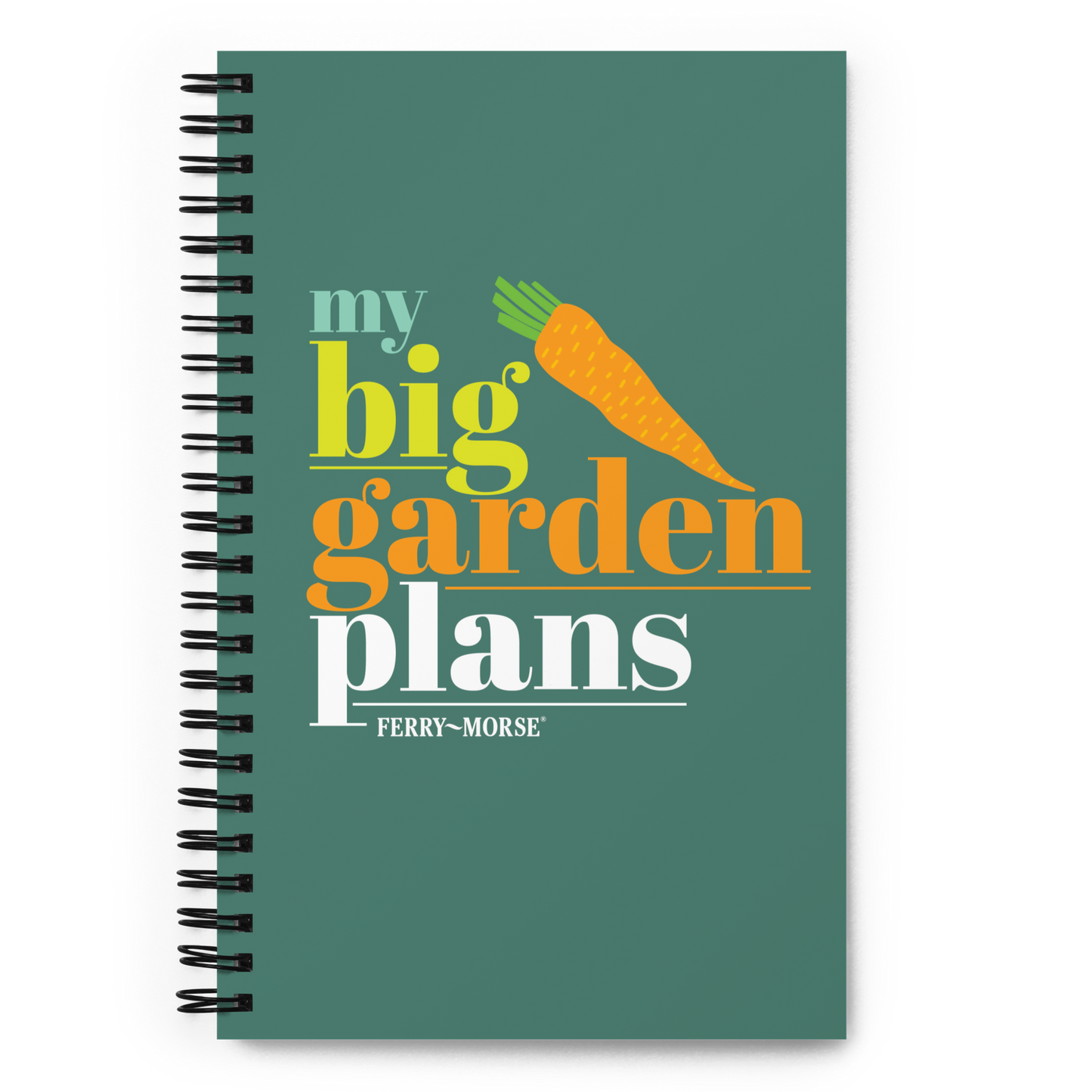 Big Garden Plans Spiral Notebook, 5.25″ × 8.25″