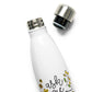 "Ask Me About My Garden" Stainless Steel Water Bottle, 17 oz
