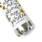 "Ask Me About My Garden" Stainless Steel Water Bottle, 17 oz