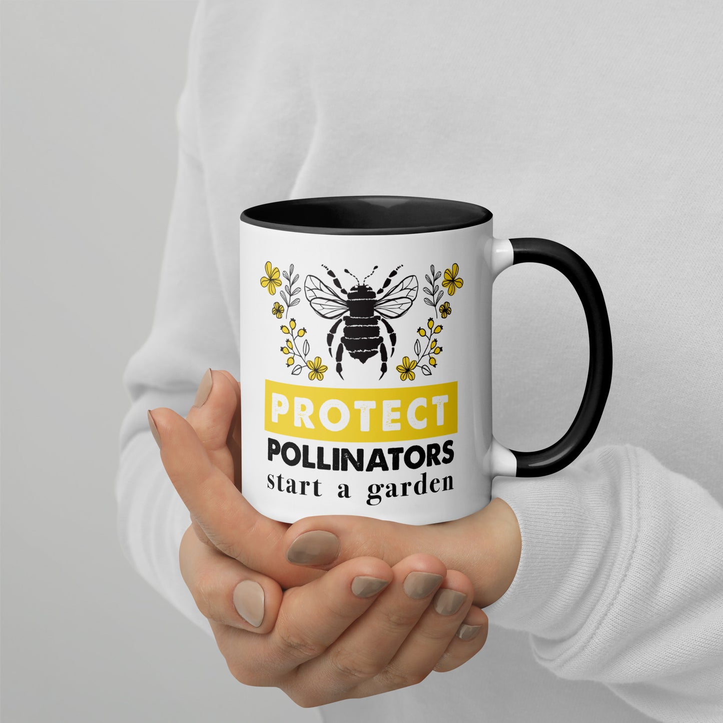 "Protect Pollinators Start a Garden" 11oz. Mug