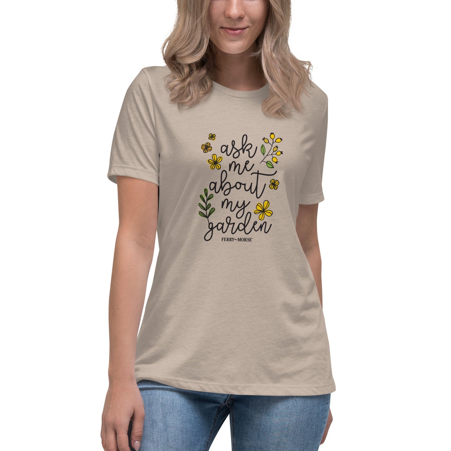 "Ask Me About My Garden" Women's Cotton T-Shirt
