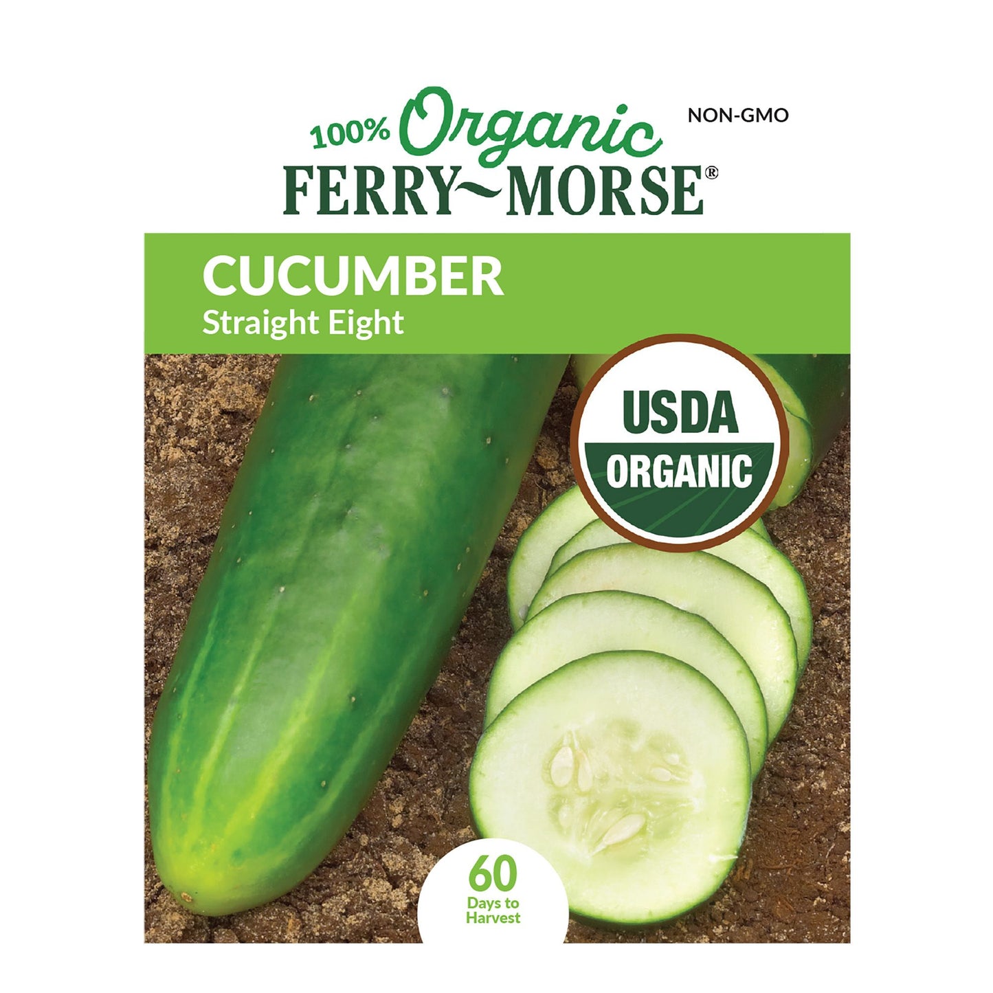Cucumber, Straight Eight Organic Seeds