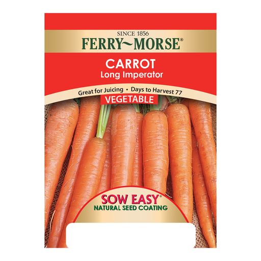 Carrot Seeds, Long Imperator #58 Sow Easy