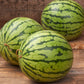 Ultra Cool Hybrid Watermelon seeds from Ferry Morse_image depicts three, very rounded matured fruits from the plant that these seeds will grow into! Can be grown seedless with the right pollinizer, too.
