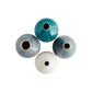 Blue & Ivory Terracotta Vases (Set of 4 Sizes)