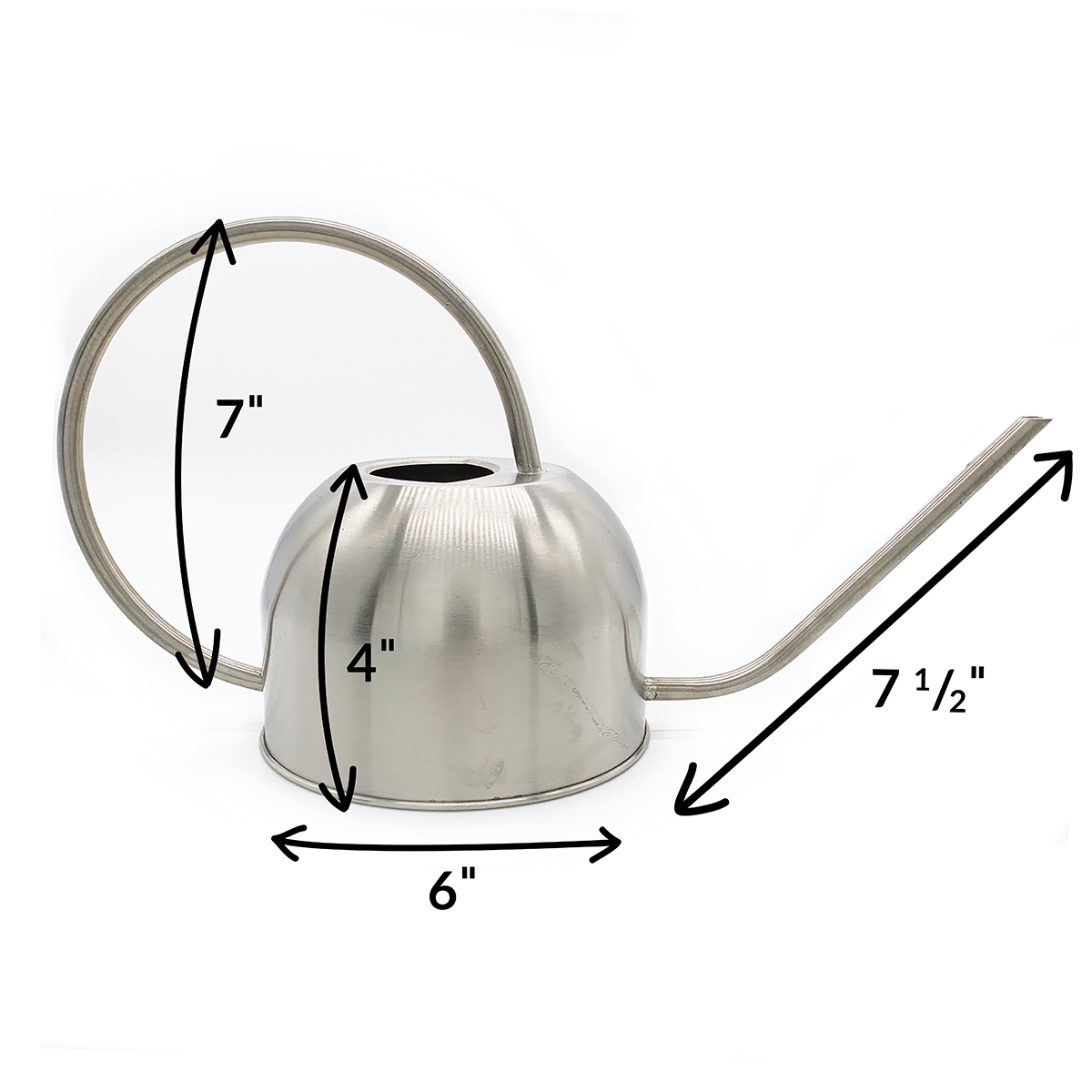 Ferry-Morse Stainless Steel 1.2L Watering Can