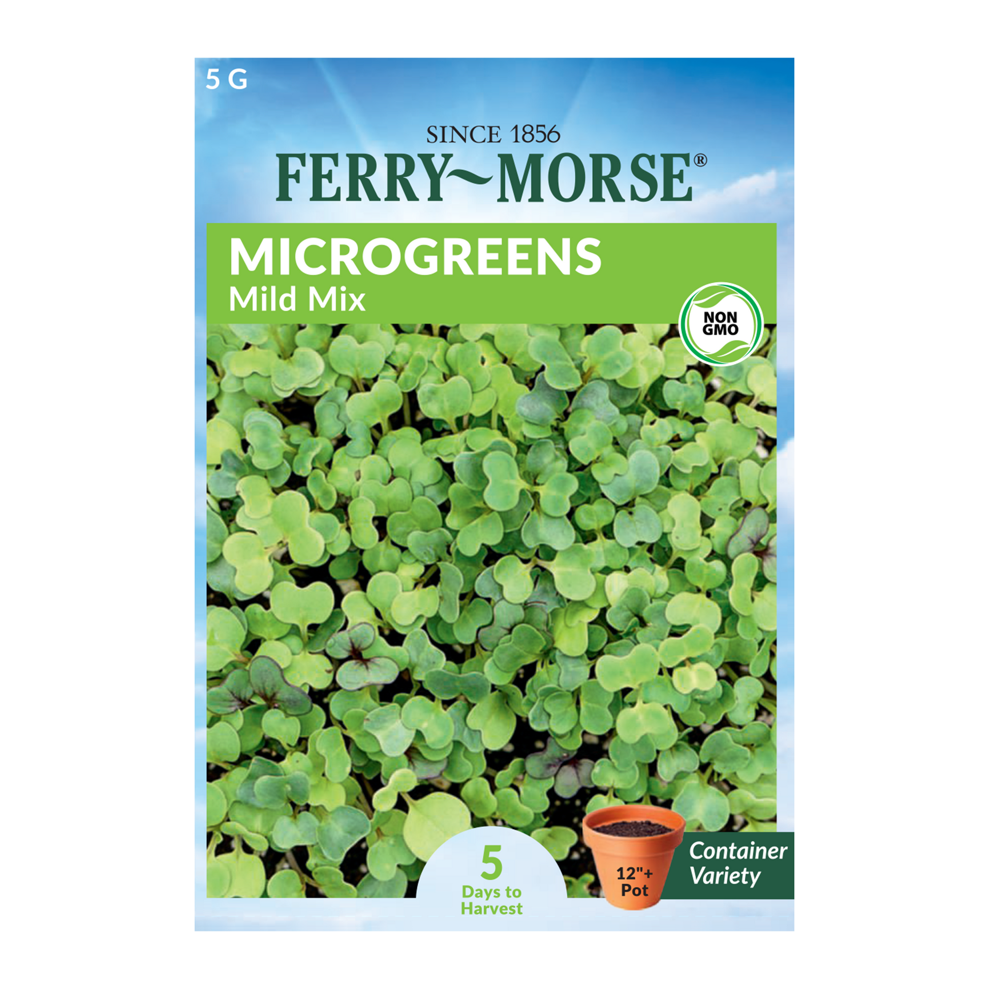 Mild Mix Microgreen Seeds packet_Microgreens seeds from Ferry Morse