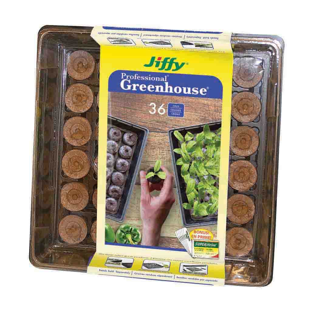 Jiffy 36 Peat Pellet Professional Greenhouse, 36mm Pellets