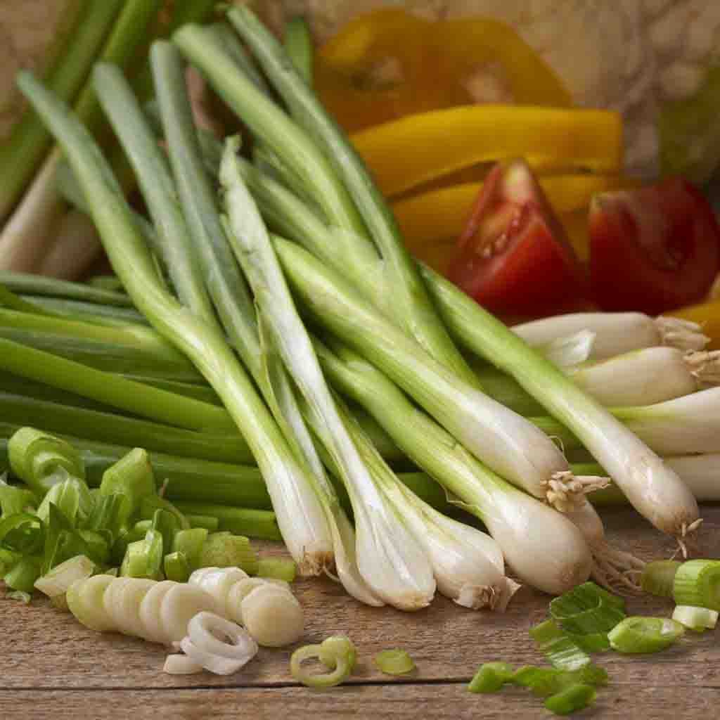 White Lisbon Bunching Onion seeds fully grown, matured and freshly harvested. Ready to add the right amount of onion zest to your next culinary dish.
