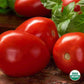 Organic Roma Tomato seeds matured into Roma Tomatoes freshly harvested and ready for eating!