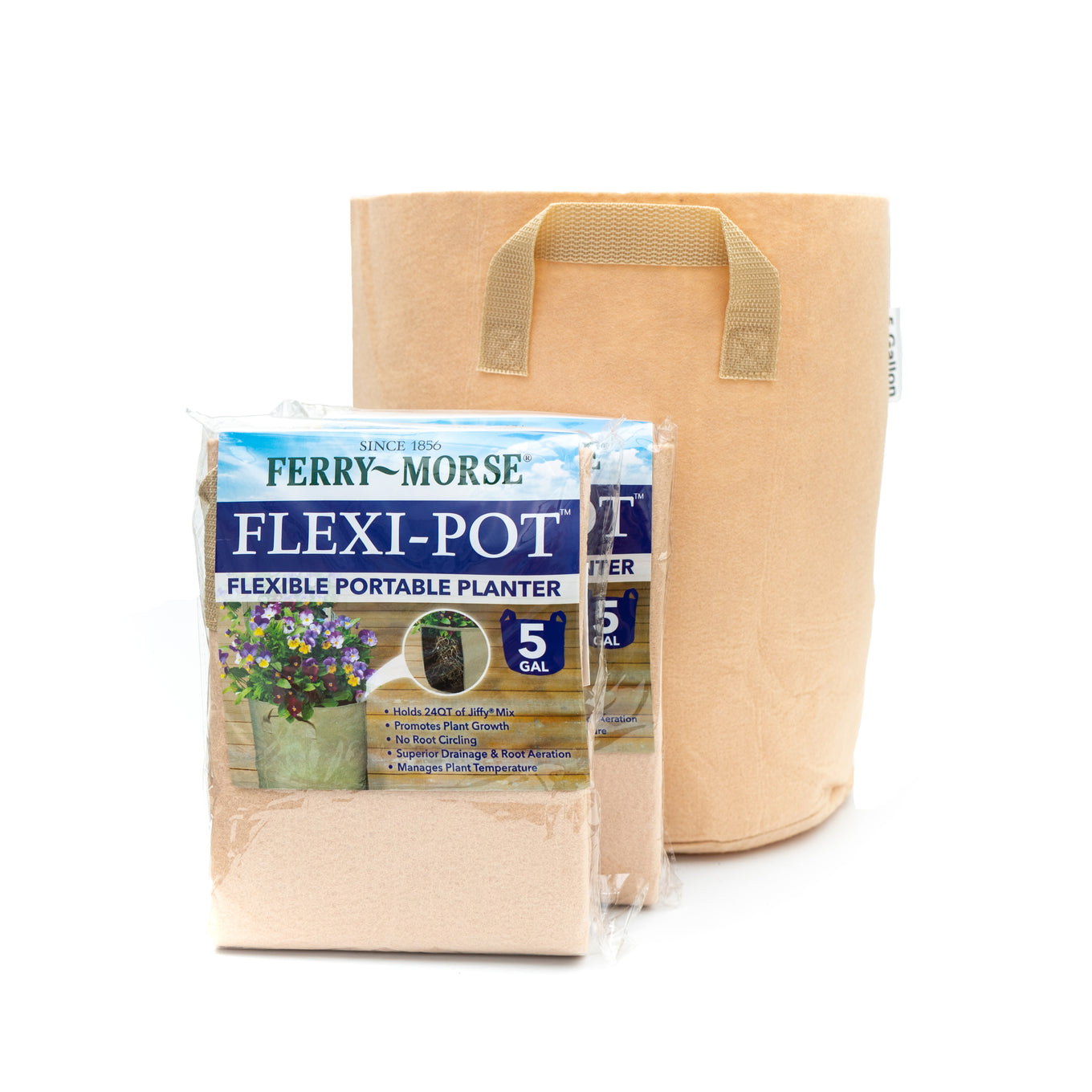 Ferry-Morse Flexi Pot 5 gallon Grow Bag (2 Pack)