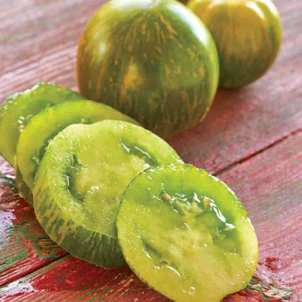 Heirloom Aunt Ruby's German Green tomato seeds from Ferry Morse Home Gardening